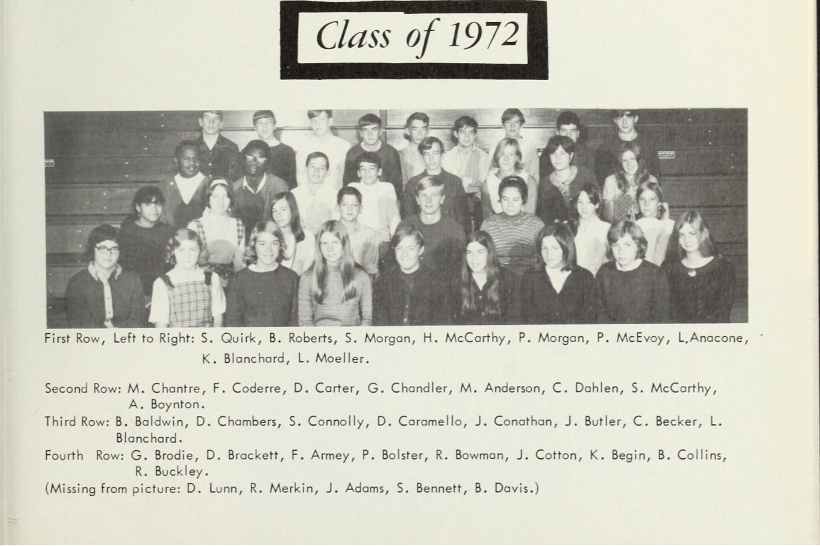 DHS 1972 in 1969 Partridge yearbook page 4