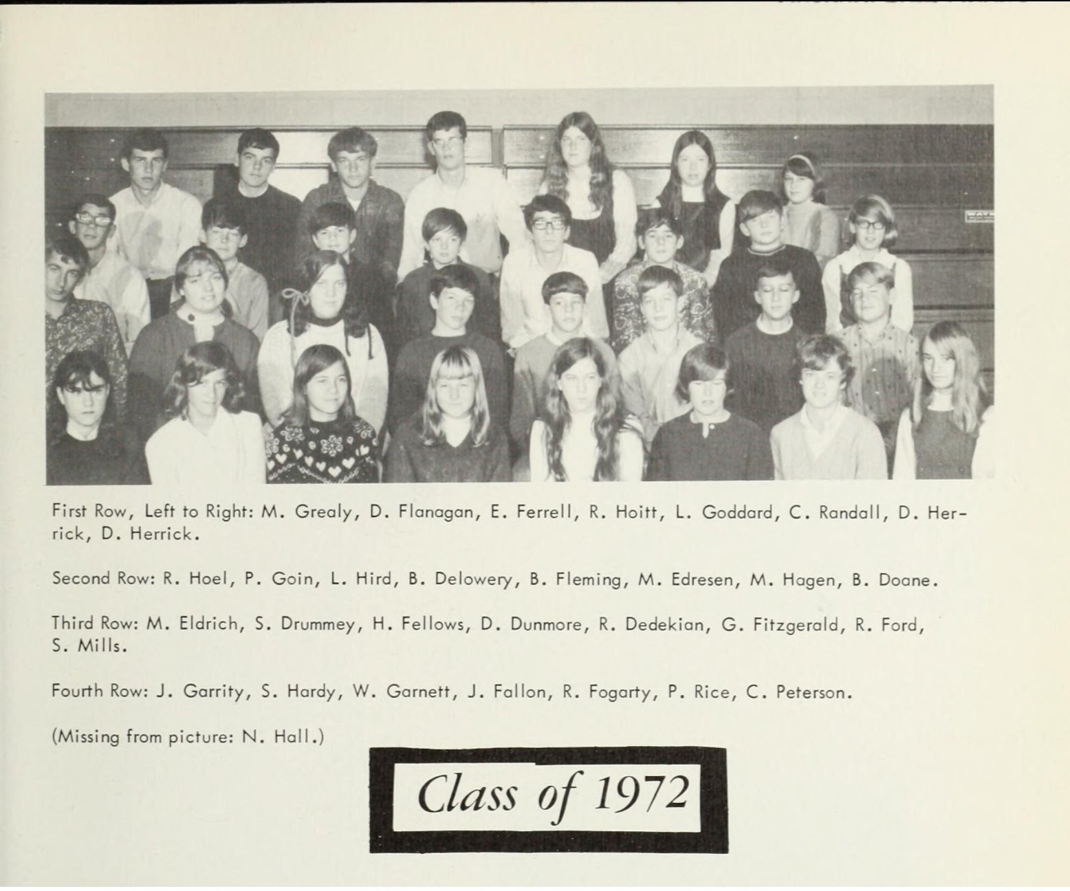 DHS 1972 in 1969 Partridge yearbook page 2